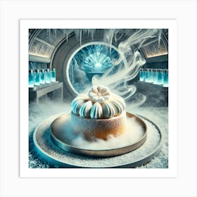 A Gourmet Dessert Named Cryogenic Cloud Cake, Pr Art Print