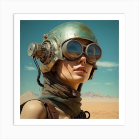 Richardvachtenberg 8000 Years Woman Facewith A Cosmonaut Helmet 768f8442 A8d0 4cb6 913d B2bf3c35d8dc Art Print