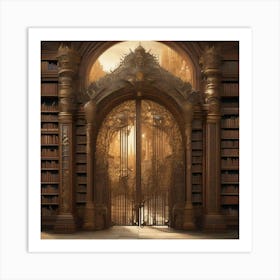 Sacred doorway Art Print