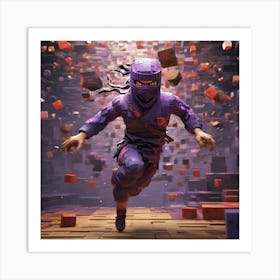 A Nimble Ninja Art Print