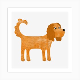 Cavalier King Charles Spaniel Ruby Art Print