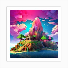 Pixel Art Art Print