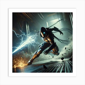 Void Phantom Shadow Strike Art Print