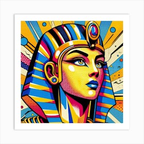 Pop Pharaoh Sobekhotur Art Print