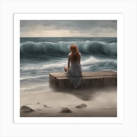 "Nostalgia of the waves" Art Print