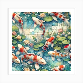 Koi Fish 1 Art Print