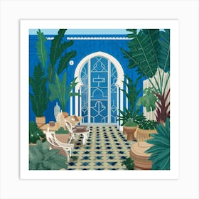 Moroccan Garden Art Print