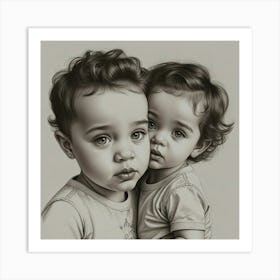 Default Trendy Baby Love Drawing 0 Art Print