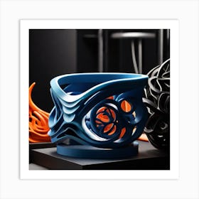 3d Printed Vase Art Print