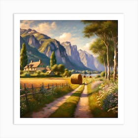 Country Road 2 Art Print