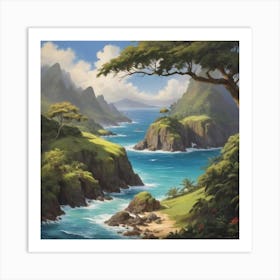 Hawaiian Landscape 6 Art Print