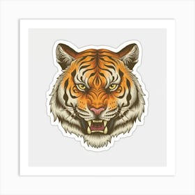 Tiger Head print Art Print