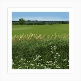 Hedgerow Art Print