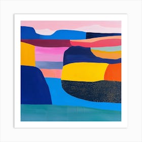 Abstract Travel Collection Lithuania 1 Art Print