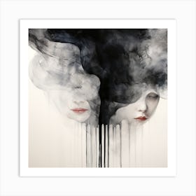 Smoke Art Print