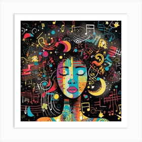 Music Notes 3 Art Print