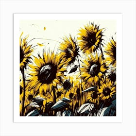 Sunflowers 13 Art Print