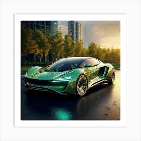 Firefly Futuristic Electric Car Design For Sustainable Mobility 34603 (2) Poster