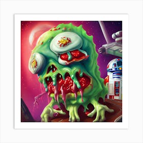 Star Wars Zombie Art Print