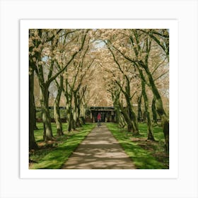 Keukenhof Gardens Netherlands Vintage Botanical 10 Art Print