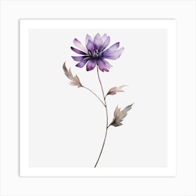 Purple Flower Art Print