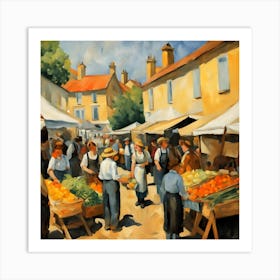 Farmer's Market 1 Art Print