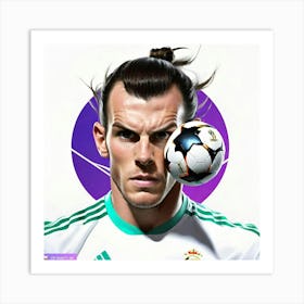 Real Madrid Soccer Player Art Print