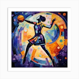 Basketball Player 6 Art Print