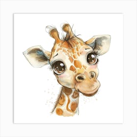 Giraffe Art Print