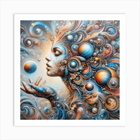 Ethereal Woman 3 Art Print