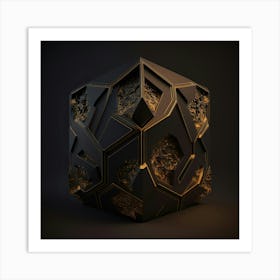 Geometric Cube 1 Art Print