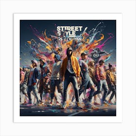 Street Style Rebellion Art Print