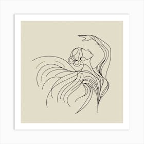 Abstract Dancer 1 Art Print