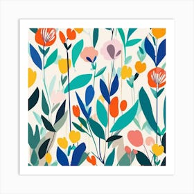 Floral Pattern 1 Art Print