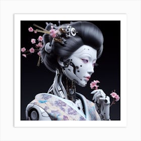 Robot Woman 1 Art Print