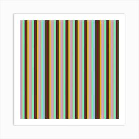 Striped Wallpaper Art Print