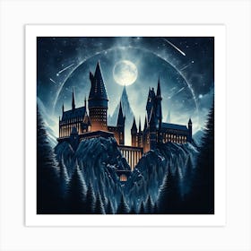 Hogwarts Castle Art Print