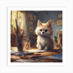 Dog Art Art Print