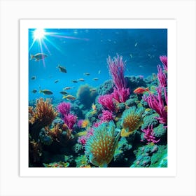 Coral Reef106 Art Print