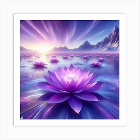 Lotus Flower Art Print