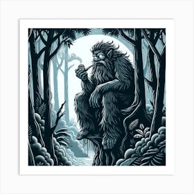 Sasquatch Art Print