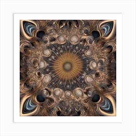 Fractal Mandala Art Print