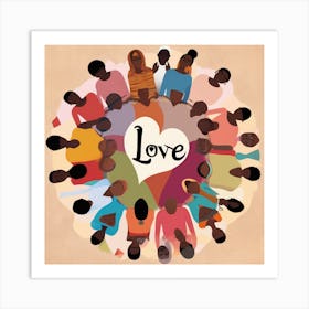 Love Art Print Featuring 3 Art Print