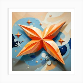 Abstract modernist starfish 1 Art Print