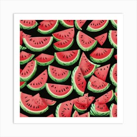 Watermelonpattern 2 Art Print