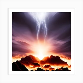 Rumbling Heavens Art Print