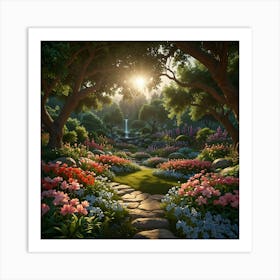 Garden Path 11 Art Print