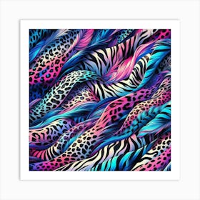 Zebra Print Art Print