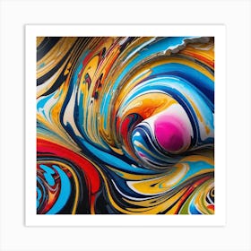 Abstract Painting 136 Art Print