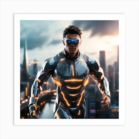 Futuristic Man 107 Art Print